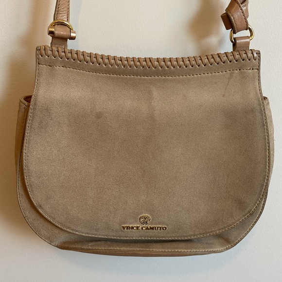 Vince Camuto Suede Beige Purse - Picture 2 of 5